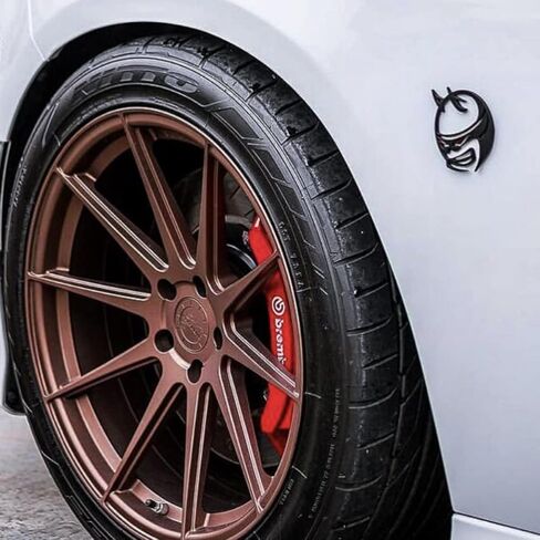 شارات شعار الحاجز المخصصة لحزمة Scat Pack (أسود غير لامع) لدودج تشالنجر وتشارجر in Kuwait