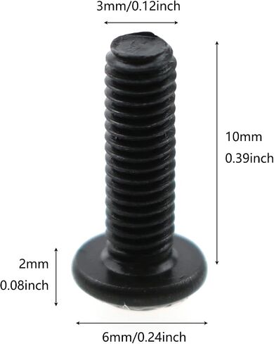 40 قطعة مسامير مقبس مسدس الرأس المستديرة M3x10MM M3 10.9 عالية القوة عرافة مسدس المقبس ألين زر مسمار لولبي ذو رأس مستدير مزلاج in Saudi Arabia