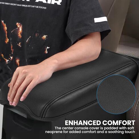 2 قطعة غطاء وحدة التحكم المركزية متوافق مع 2016-2022 2023 ملحقات تويوتا تاكوما الجيل الثالث منظم مسند الذراع صندوق تخزين مخفي 2 في 1 منظم ABS وغطاء جلد PU in Kuwait