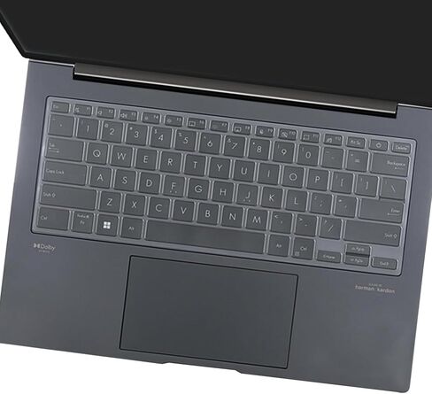 Keyboard Cover for ASUS Zenbook 14 X OLED UX3404, Zenbook 14 OLED UX3405, Zenbook 14 Flip OLED UP3404, Zenbook Pro 14 OLED UX6404, Zenbook Duo UX8406 Laptop, Asus Zenbook 14 OLED US Layout TPU Skin in Saudi Arabia