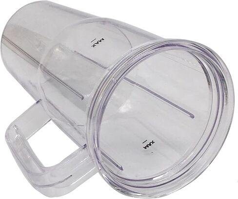 قطع غيار وعاء كوب سعة 24 أونصة مع مقبض، متوافقة مع مجموعة خلاط NutriBullet (ZNBF30400Z/ZNBF30500Z/)/Select Blender 1200(NB07200-1210)، /PRO 1000/ Select Blender (مقبض 24oz) in Saudi Arabia