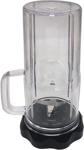 قطع غيار وعاء كوب سعة 24 أونصة مع مقبض، متوافقة مع مجموعة خلاط NutriBullet (ZNBF30400Z/ZNBF30500Z/)/Select Blender 1200(NB07200-1210)، /PRO 1000/ Select Blender (مقبض 24oz) in Saudi Arabia