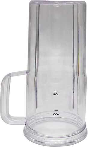 قطع غيار وعاء كوب سعة 24 أونصة مع مقبض، متوافقة مع مجموعة خلاط NutriBullet (ZNBF30400Z/ZNBF30500Z/)/Select Blender 1200(NB07200-1210)، /PRO 1000/ Select Blender (مقبض 24oz) in Saudi Arabia