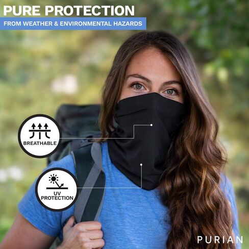 Neck Gaiter Face Mask, Light Weight Face Cover Protects from Sun Wind UV in Saudi Arabia