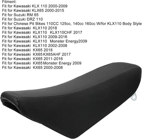 Klx110 طويل القامة لمقعد الدراجة النارية للمقعد البلاستيك الأسود Cfor OMPlete القابض لتجميع المقعد مناسب للدراجة الترابية Klx110 Kx65 in Saudi Arabia