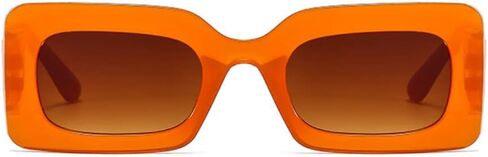 Retro Rectangle Sunglasses for Women Vintage 90’s Candy Color Sunglasses Square Frame Y2K Eyewear in Saudi Arabia