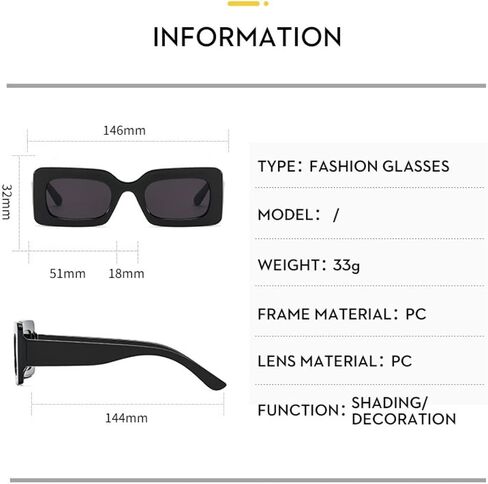 Retro Rectangle Sunglasses for Women Vintage 90’s Candy Color Sunglasses Square Frame Y2K Eyewear in Saudi Arabia