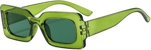Retro Rectangle Sunglasses for Women Vintage 90’s Candy Color Sunglasses Square Frame Y2K Eyewear in Saudi Arabia
