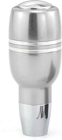 Push Button Car Knob Shifter Handle, Aluminum Alloy Gear Stick Shift Fit Most Automatic Transmissions, Black Leather Covered in Kuwait