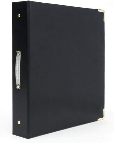 russell+hazel Vegan Leather Signature Binder Bone (51188) in Saudi Arabia