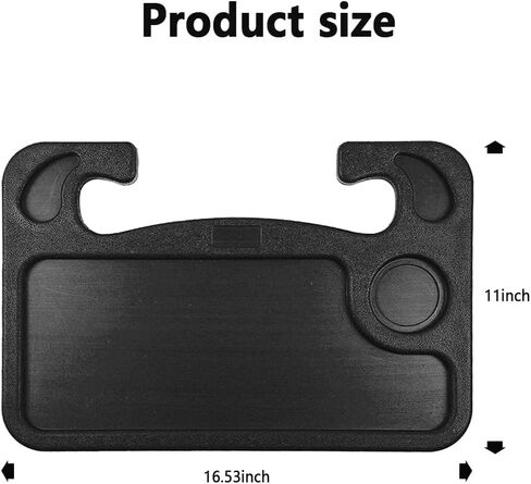 Auto Steering Wheel Desk,Steering Wheel Tray with Pen Slot&Cup Sink,Car Tray for Eating Working,Universal Car Gadgets of Car Essentials for Women Men in Kuwait