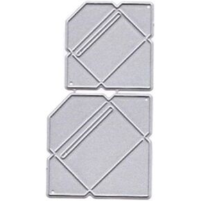 Envelope Metal Cutting Dies Scrapbooking Die Cuts for Card Making Cut Stencils Embossing Scrapbooking Album Paper Card Dies Decoration Scrapbooking Die-Cuts