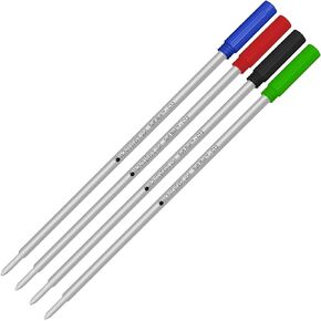 4 Pack PACK Multi Color Cross Ballpoint Pen Refills by Monteverde USA