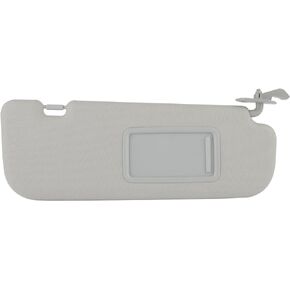SCITOO Gray Right Passenger Side Auto Sun Visor Assembly fit for 2011-2015 for Hyundai Elantra Without Sunroof
