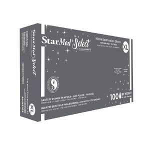 Sempermed StarMed Select Nitrile Examination Gloves, Extra Large, 100 gloves/box, Blue/Viiolet (SMNS105)