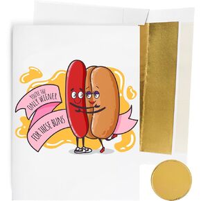 GIFTING GIGGLES Funny Romantic Joke Card for Boyfriend Husband or Lover | Naughty Gift for him | Anniversary, Birthday, Valentine’s Day, Fathers Day, Appreciation | 30th 40th 50th 60th 70th 75th