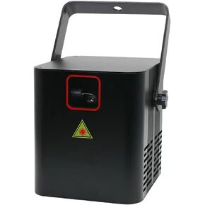 JUNMAN 2W 2000mw RGB Full Color Animation Stage Effect Light DJ Disco Stage Beam Lights for Party Wedding Event Lighting Show