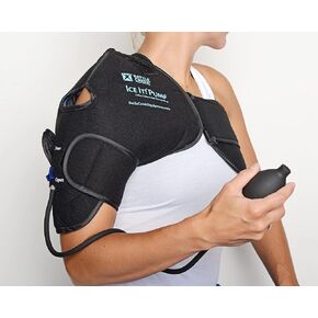 Ice It!® PUMP Cold & Compression Therapy Wrap for Feet & Ankles - Air Pump for Pain Relief, Long-Lasting, Reusable Gel Pack for Pain Relief and Recovery following Surgery or Injury