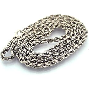 Vaticano Imports Heavy Stainless Steel Chain for Pectoral Cross and Saint Medals