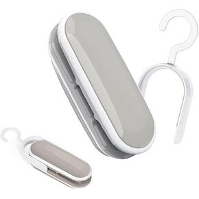 Bag Sealer with Hook, 2 in 1 Heat Vacuum Sealer Portable Bag Resealer Machine for Cookie Bag Chip Bag Pet Food Bag Kitchen Camping Travel (1 Pcs) in Kuwait