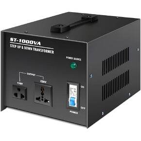 Voltage Converter Transformer 5000W Watt Heavy Duty Step Up/Down 110V to 220V Home Commercial Voltage Converter