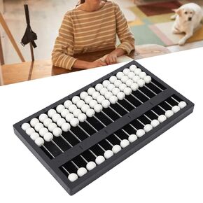 The Blind Abacus, Professional Mathematic Concepts Blind Abacus Learning Tool Braille Slate Braille Writing Slate Plastic Kit Number Board Braille Stickers Raised Tactile Dots for Blind