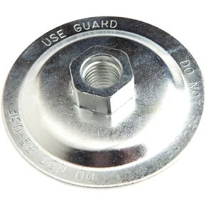 Forney 72324 Back Plate for Type 27 Depressed Center Wheels with 5/8-Inch-11 Threaded Arbor