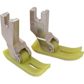 2PCS Non-Stick Sewing Presser Foot for Industrial Needle Machines