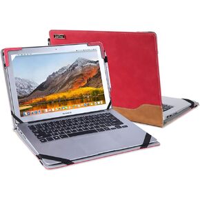 Protective Case Cover Carrying Sleeve Stand Hard Shell Compatible with Dell Latitude 13 5340 5330 5320 5310 5300,Latitude 7390 7340,Latitude 3330 13.3 inch Laptop Notebook PC，Red