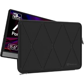 Smatree Hard Shell Half Open Sleeve Compatible for 15.6inch ROG Strix Portable Gaming Monitor(XG16AHPE), 16inch MacBook Pro 2021, 15.6 Asus Zenbook Flip 2022, 16inch Laptop Case with Unilateral Fixing