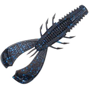 CrushCity Cleanup Craw 3 Black Blue Flake CCCLC35BKB