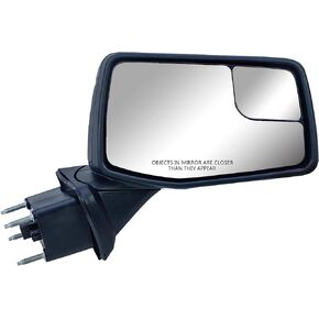 Replacement Passenger Right Side Door Mirror Power Heated Glass Textured Back Cover for Chevrolet Silverado GMC Sierra from 2019 to 2023