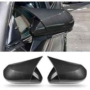 Side Mirror Cover Cap Rear View Mirror Cover Caps Compatible with Toyota Camry 2018-2023 (Glossy Black Style)