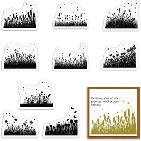 Tree Words Clear Stamps for Card Making, Tree House Transparent Rubber Stamps for Bullet Journal DIY Scrapbook Decoration Handmade Crafts Notebook
