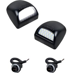 مصباح LED للوحة الترخيص مزود بحزام سلكي متوافق مع Chevy Silverado GMC Sierra 1500 2500 3500 Yukon XL Suburban Tahoe Cadillac Escalade EXT in Kuwait