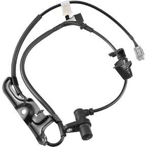 Motoforti Front Right ABS Sensor, Wheel Speed Sensor, for Toyota Camry 2007-2011, Plastic, 89542-07030, Black