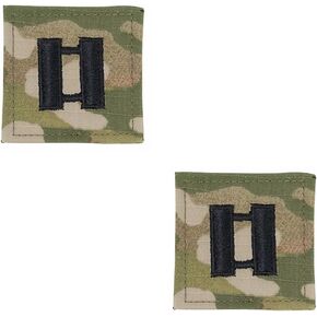 Army Embroidered OCP with Hook Rank Insignia: Captain