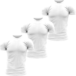 Grunt Style Basic Crew T-Shirt 3-Pack (XXX-Large, White)