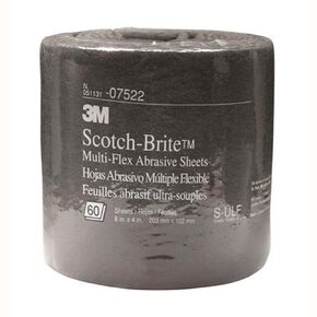 3M 8" x 20' Hand Pads SCOTCH BRITE GRAY - 07522