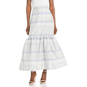 Club Monaco Women's Novelty Plaid Skirt