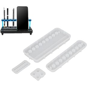 Resin Phone Stand Molds, Pen Holder Molds for Resin Casting Pencil Holder Epoxy Resin Molds Silicone Molds for Epoxy Resin Phone Holder