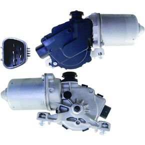 New Front Wiper Motor Compatible With Jeep Compass, Cherokee, Grand Cherokee & Dodge Caliber, Dart, Replaces 4879432AG, 4879432AH, 5183273AA, 5303273AA, 5303780AB