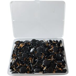 200 PCS Black Push Pins,Thumb Tacks, Board Pins for Cork Board, Push Pins for School, Office, Map, Photo Wall, Cork Board Bulletin Board in Kuwait