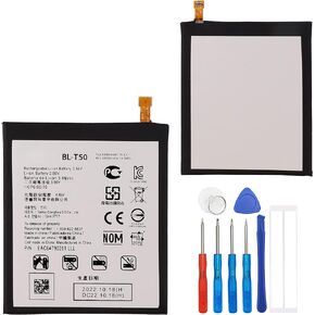 Replacement Battery BL-T50 Compatible with LG Velvet 5G with Tools