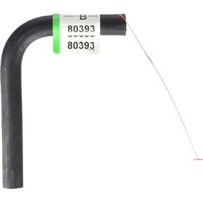Dayco 80393 Molded Coolant Hose, Black, 1 Count (Pack of 1)