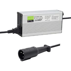 Abakoo Battery Charger 48 Volt 5 Amp for Club Car Golf Cart with 3 Pin Round Plug