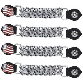 U.S.A Flag Vest Extender Black