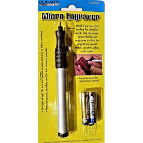Cordless Micro Engraver, Diamond-Tipped Ballpoint, Ideal for Detailed Engraving on Wood, Metal, Ceramic, Glass and More