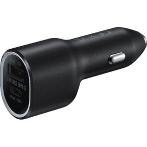 SAMSUNG Car Charger 40W (2022), Dual Port 1x USB-A (15W), 1x USB-C (24W)
