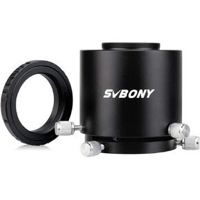 SVBONY Camera Adapter for Spotting Scope with T Ring Adapter for Canon Two Tube Construction Fits SV46 and Eyepiece Outer Diameter 49mm to 58mm